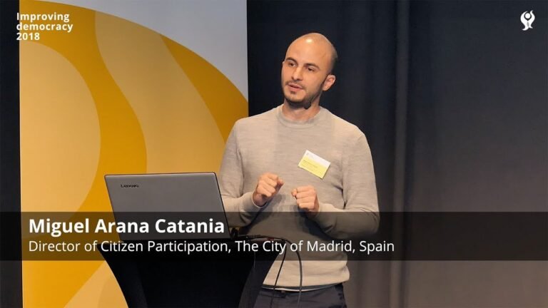 Session A – Miguel Arana Catania, Director of citizen participation, Spain