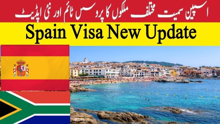 Spain Visa Update December 2021| Spain Visa Process Time | South Africa Visa Update | Spain Visa