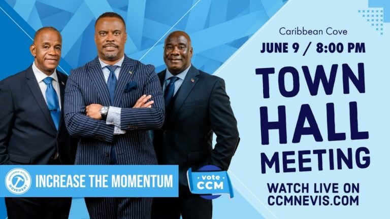 Town Hall Meeting | CCM Party Nevis | Federal Elections Campaign 2022 – June 9, 2022