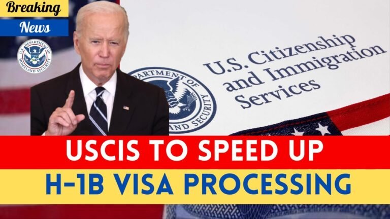 USCIS To Speed Up H-1B Visa Processing// H-1B Visa Petitions To  different Centre#h1bvisaupdate#h1b