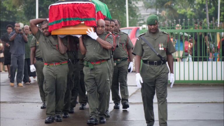 VANUATU President Funeral Parade 2017