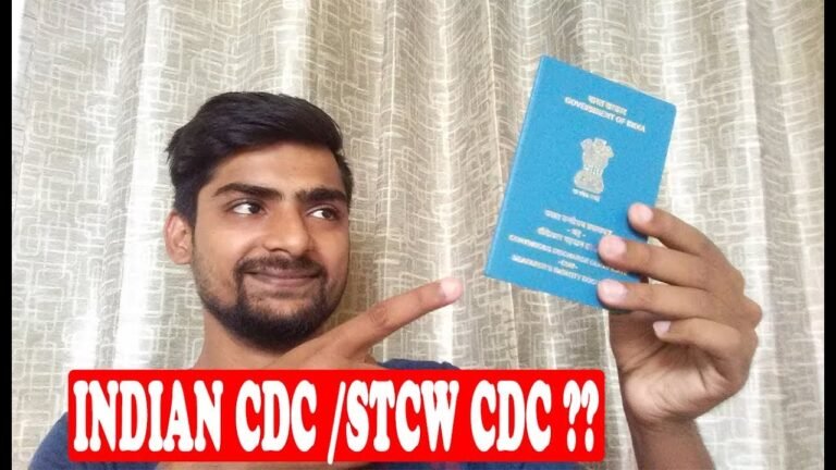 What Is Indian CDC / STCW CDC ?? | Merchant Navy CDC ??