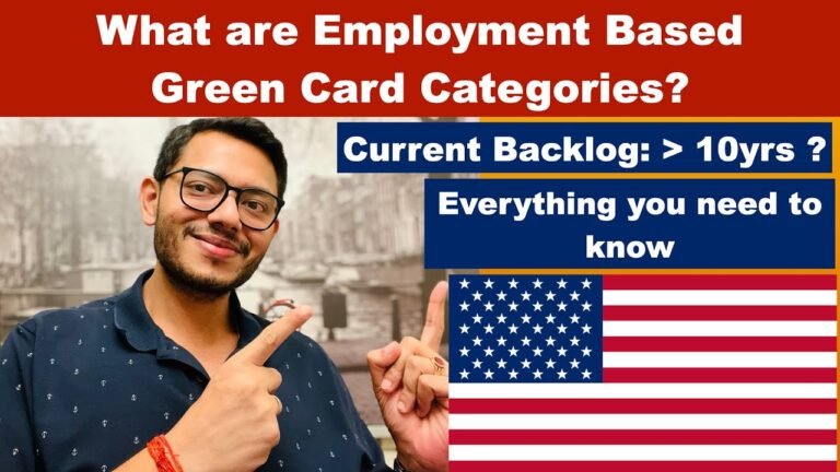 What are Employment Based Green Card Categories? | USCIS | Backlog | EB1, EB2, EB3, EB5 #greencard