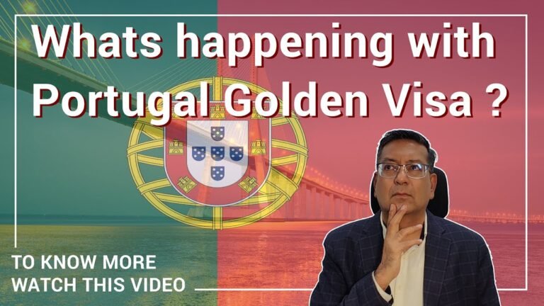 What's happening with Portugal Golden Visa ? Latest Updates!