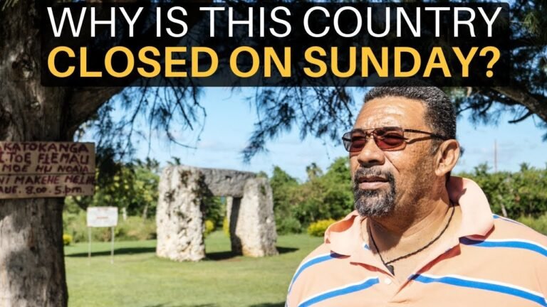 Why is This Country CLOSED ON SUNDAY? (TONGA)