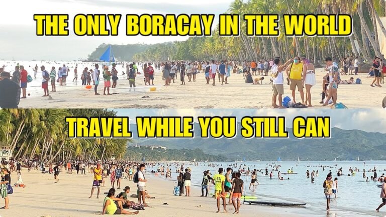 BORACAY STATION 1 TO STATION 2 BEACH WALK- TOURISTS FLOCK ON THE BEACH