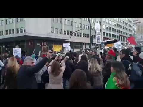 Big protest in Lissabon, Portugal against the vaccine passport and mandates!