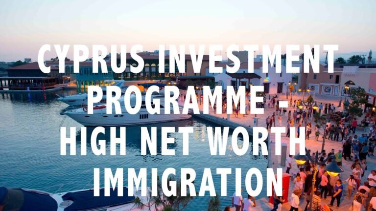 CYPRUS INVESTMENT PROGRAMME – HIGH NET WORTH INDIVIDUALS – FAST SUMMARY