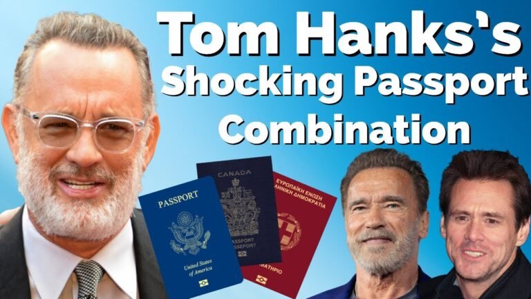 Celebrities with the worlds most powerful passport combination