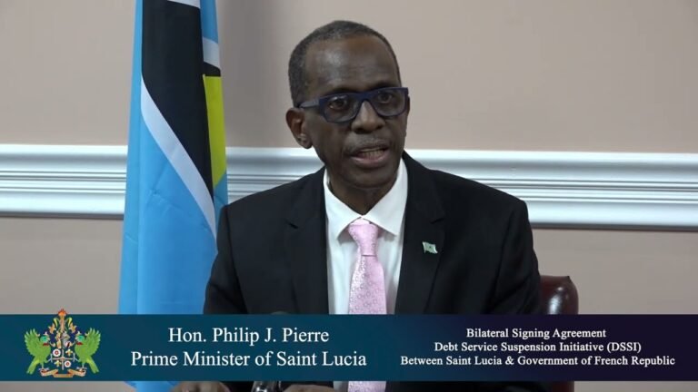 Debt Service Suspension Initiative DSSI Between Saint Lucia & Government –  Prime Minister' Office