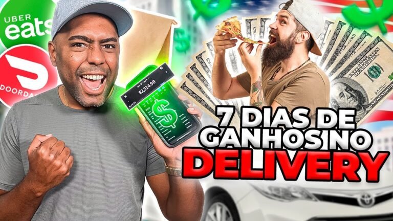 É SURREAL O SALÁRIO EM 7 DIAS FAZENDO DELIVERY NOS ESTADOS UNIDOS