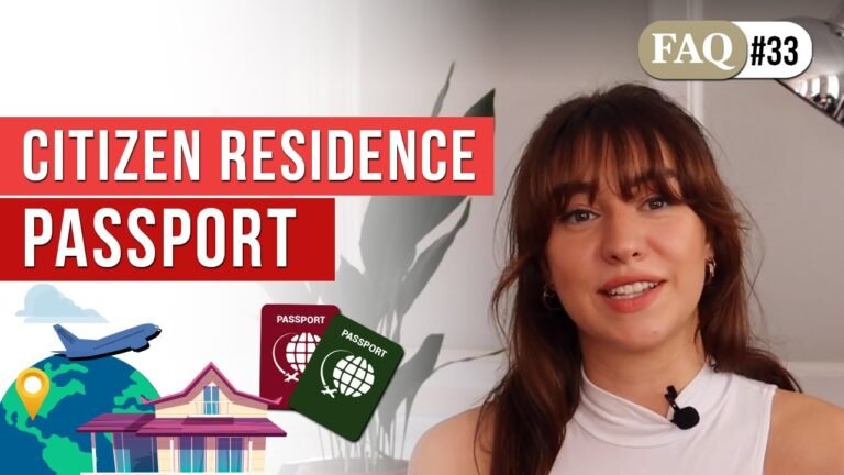 FAQ #33 – What is the difference between citizenship, residency and a passport?