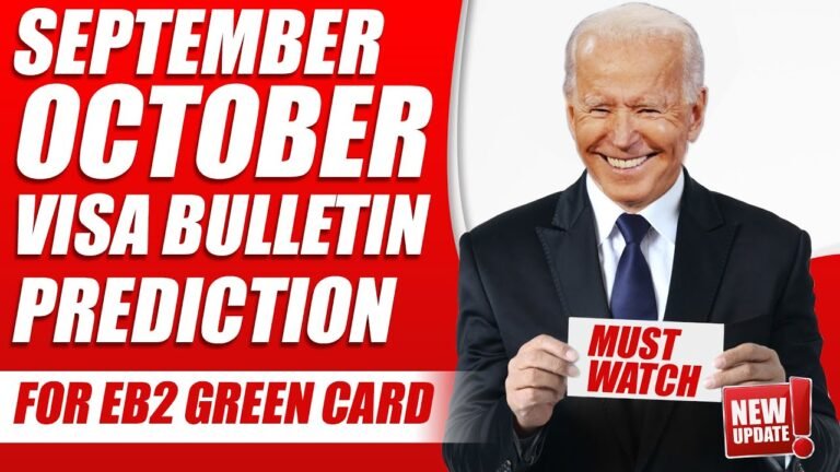 *GOOD NEWS* September October Visa Bulletin Prediction for EB2 Green Card | US Immigration News