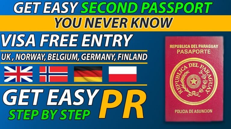 Get Easy Second Passport | Permanent Residency in Paraguay | Step By Step Process.