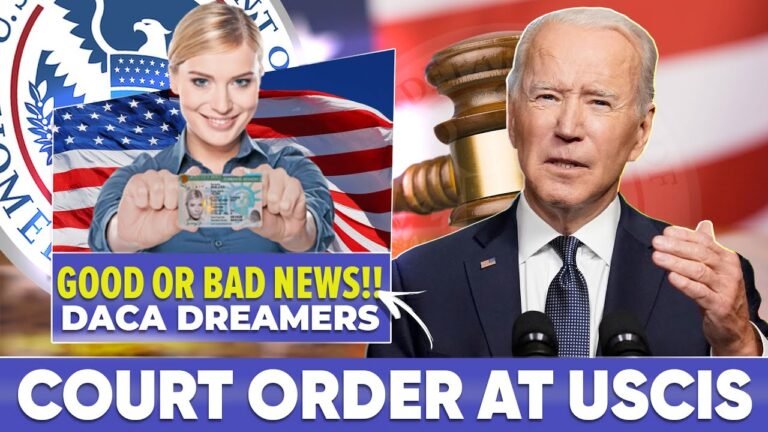 Good or Bad News!! DACA Dreamers New Applications : Court order at USCIS | Immigration News