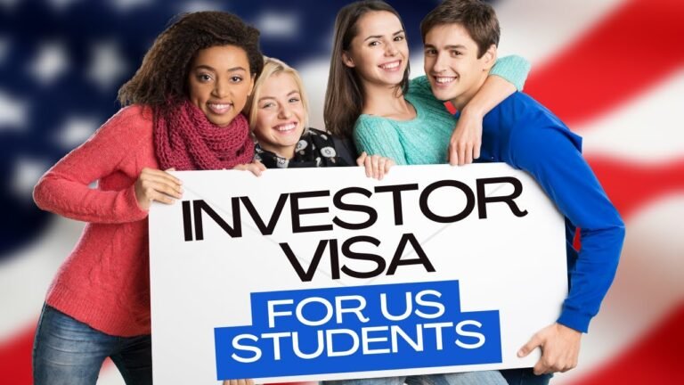 INVESTOR VISA FOR INTERNATIONAL STUDENTS & BUSINESS OWNERS | US STUDENT VISA | US INVESTOR VISA