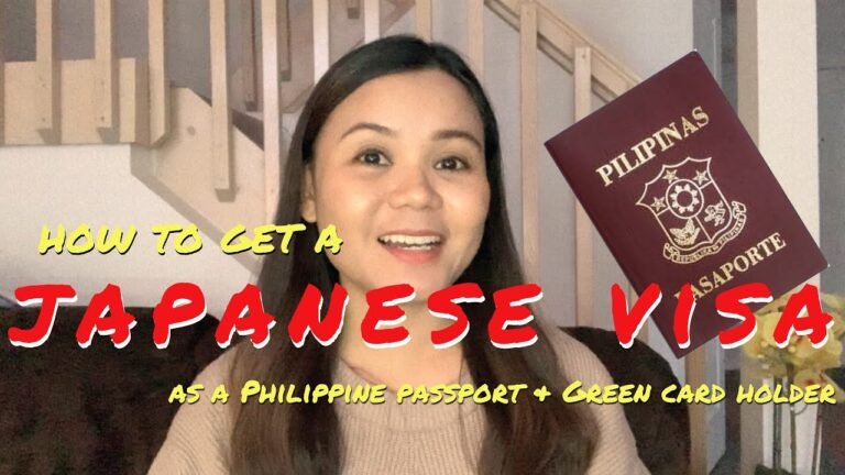 Japan Visa | How To Get As A Philippine Passport And Green Card Holder