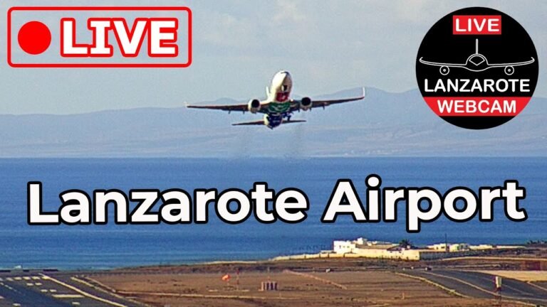 🔴 LIVE from LANZAROTE AIRPORT (ACE|GCRR), Canary Islands, Spain