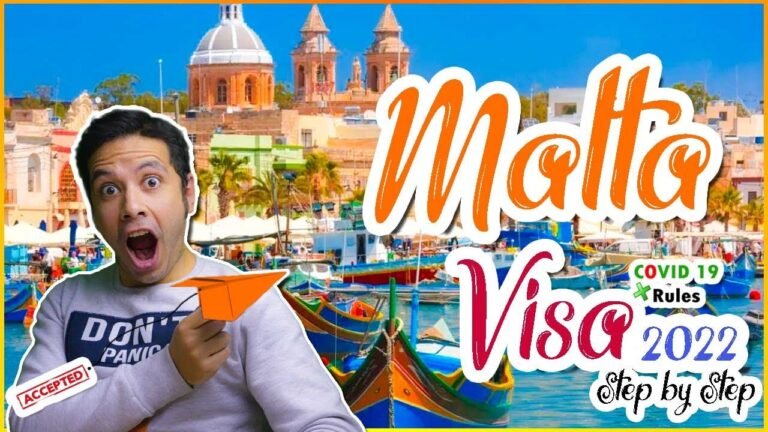 Malta Visa 2022 [100% ACCEPTED] | Apply step by step with me (Subtitled)