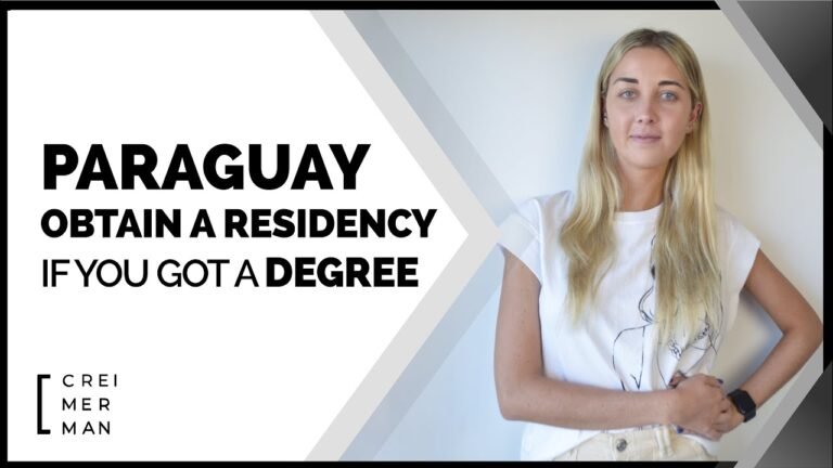 Paraguay: How To Obtain Permanent Residency? | How Does Your Degree Fit  in? 👨‍🎓