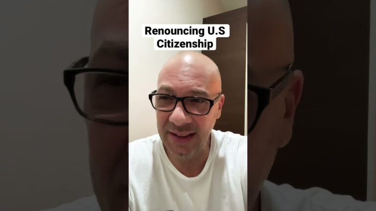 Renouncing US Citizenship