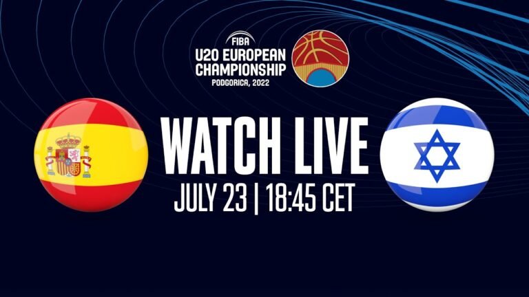 SEMI-FINALS: Spain v Israel | Full Basketball Game | FIBA U20 European Championship 2022