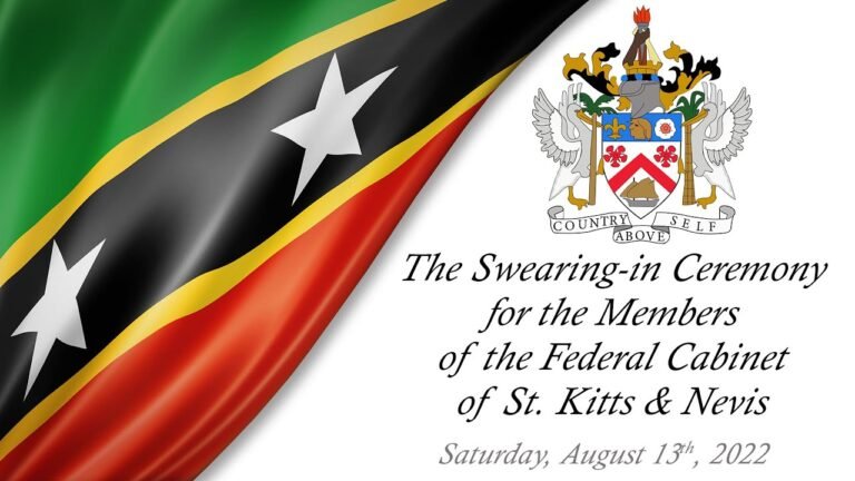 Swearing-in Ceremony | Members of the Federal Cabinet | St. Kitts & Nevis – August 13, 2022