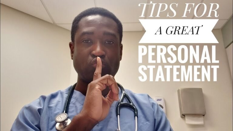 TIPS TO MAKE YOUR PERSONAL STATEMENT GREAT FOR RESIDENCY: Take it up a notch