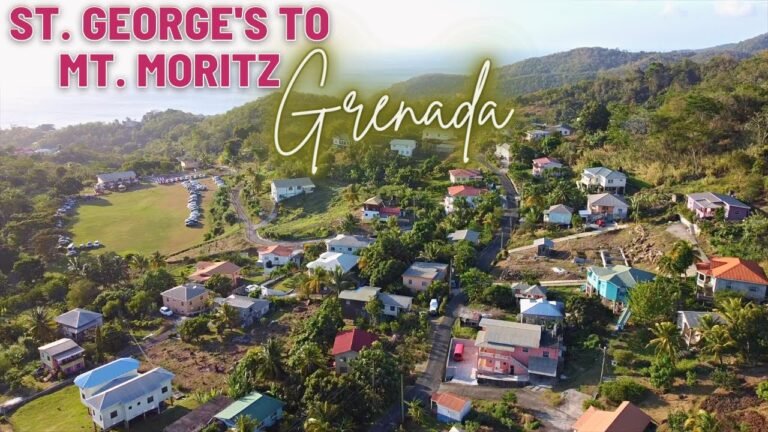 Town of St. George to Mt. Moritz, St. George, Grenada! | Scenic Drive, History & Drone Shots!