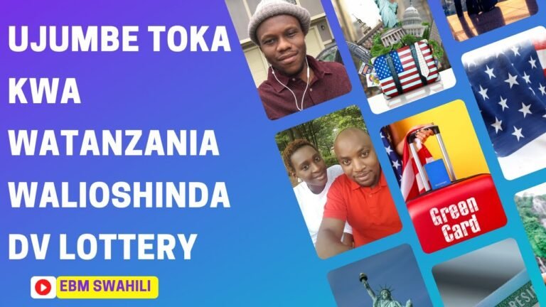 UJUMBE TOKA KWA WATANZANIA WALIOSHINDA GREEN CARD LOTTERY NA TAYARI WAMESHAKUJA USA #greencard #visa