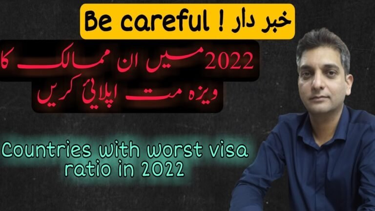 Very important! Don't apply visa of those countries!Schengen visa rejection rate 2022