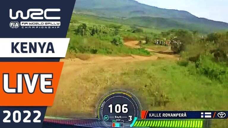 WRC Rally LIVE : Shakedown for WRC Safari Rally Kenya 2022