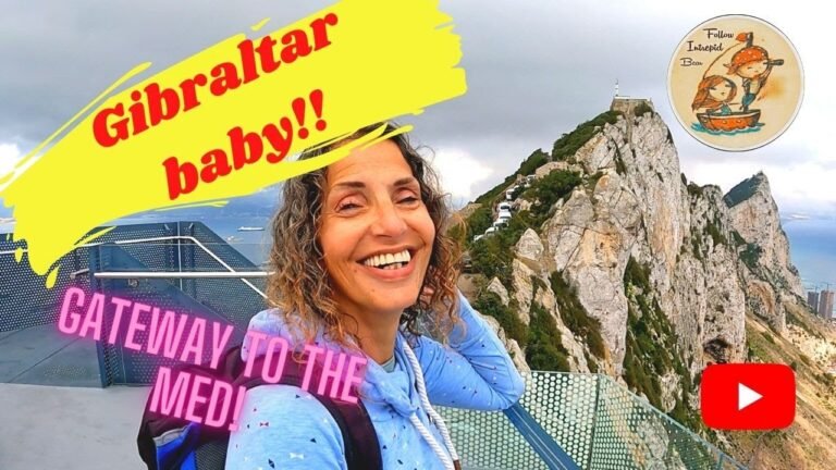 We sailed our home to Gibraltar! | Exploring caves, climbing the Rock, monkeys and more! (#22)