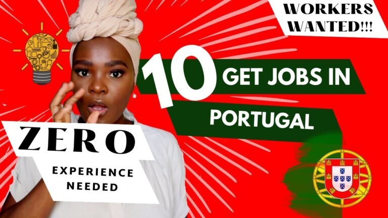 10 JOBS YOU CAN DO NOW In Portugal With ZERO Experience For Foreigners (WORKERS WANTED)