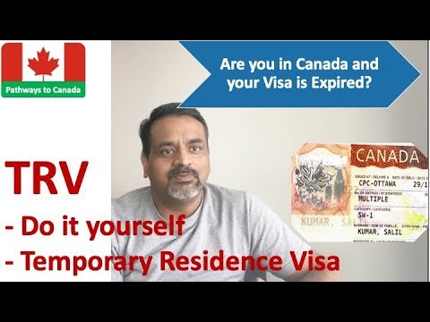 Are you International Student in Canada and Your Visa is Expired? Watch this how to fill TRV…