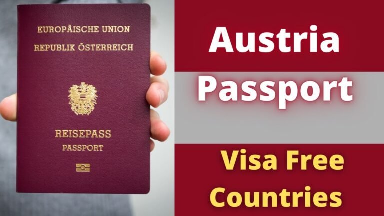 Austria Passport Visa Free Countries