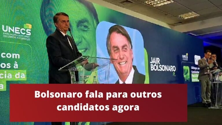 B0LS0NARO #aovivo  fala a outros candidatos agora