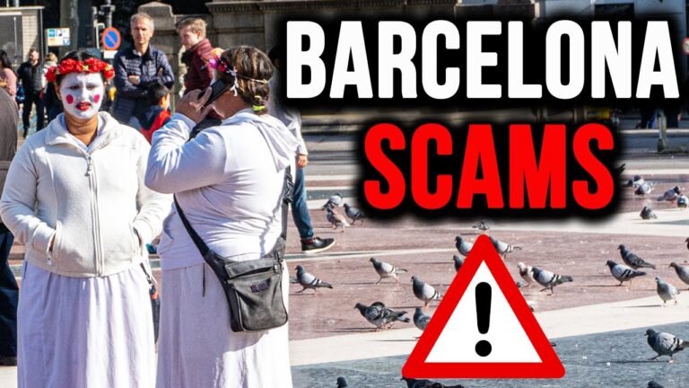 Barcelona SCAMS: Tips For Avoiding Crime and Pickpockets in Spain.