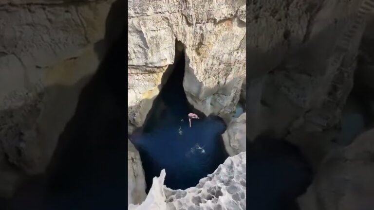 Cliff jumping from 22 meters in Malta ⛰