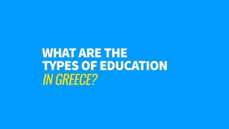 EDUCATION IN GREECE – Types of Education