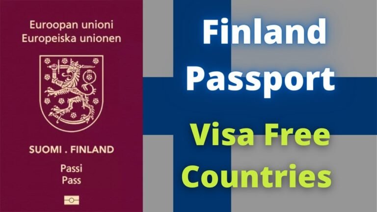 Finland Passport Visa Free Countries