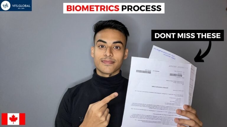 Full Visa Biometrics Process For Canada | VFS Global | Seneca College 🇨🇦 | May 2022 intake Student