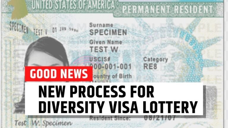 GOOD NEWS NEW PROCESS FOR DIVERSITY VISA LOTTERY SELECTEES FY 2023