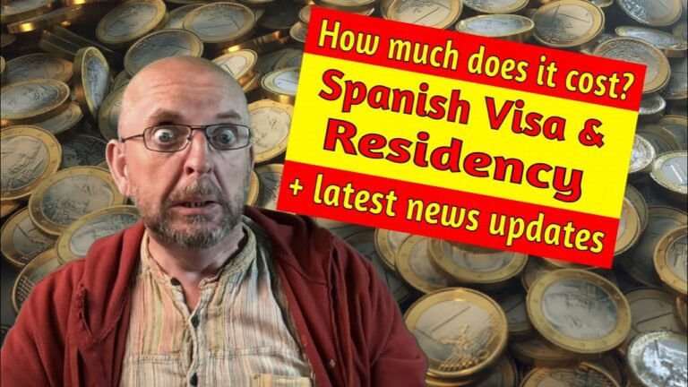 How much does it cost to get Spanish Visa & Residency? + UK Passport renewal and latest news updates