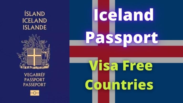 Iceland Passport Visa Free Countries