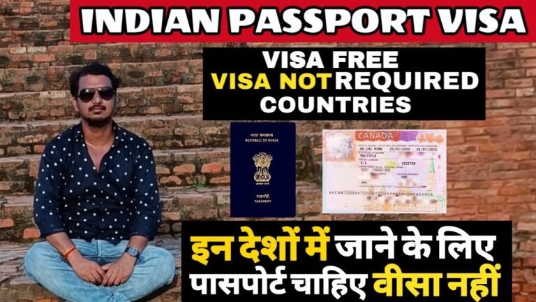 Indian Passport Visa Free Country 2022-23 Visa Not Required Country Indians Passport Holders.