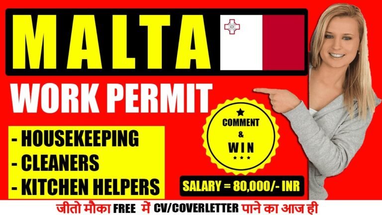 Malta work permit visa 2022 updates for malta work visa 2022 jobs in malta for indians | a2zservicez