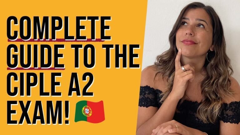 Moving to Portugal | What is the CIPLE exam? (Portuguese Citizenship A2 Test!)