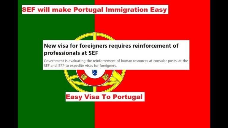 Portugal Immigration Update | SEF | New Rules For Immigration | Easy Visa to Portugal | 1st Email |