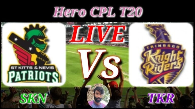 St Kitts & Nevis Patriots v Trinbago Knight Riders || 5th Match || Caribbean Premier League